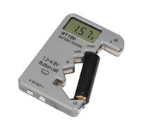Probador de baterías domésticas, control de nivel de carga - Analizador portátil con pantalla LED Monitor de ahorro energético para relojes, aparatos acústicos electrónicos