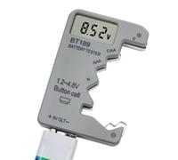 Probador de Baterías,Probador de Pilas para Relojes - Analizador Portátil con Pantalla LED y Medidor Ahorrador de Energía para Relojes, Audífonos, Control Remoto, Impresoras y Sistemas Solares