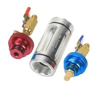 Probador de CA - Probador De Fugas AC | Analizador De Aceite AC Comprobador De Refrigerante | Analizador De Aceite AC | Kit De Control De Aceite De Refrigerante Automotriz Con Regulador Para Detección