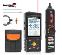 Probador de cabina de red RJ45 multifunción, trazador de cables, probador de cables recargables, prueba de conexión UTP y fallo de enchufe, longitud del cable, VFL, OPM, IEEE 802.3bt/af/at y detección
