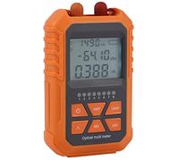 Probador de Cable de Fibra Óptica, 3In1 Medidor de potencia óptico Localizador de fallas visual Prueba de cable de red LED de iluminación Tester de fibra óptica 1MW con 5km Visual Fallo Loc