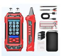 Probador de Cable de Red Medidor de Potencia Óptica Multímetro VFL 4 EN 1,Rastreador de Cables RJ45 CAT5 CAT6 CAT7 CAT8 UTP STP QC Prueba de Longitud del Cable Mapeo de Escaneo Probador POE