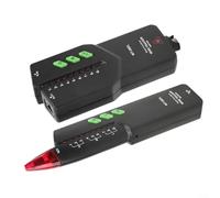 Probador de cable de red WT58DL que admite detección de voltaje de CA sin contacto y capacidades completas de identificación de fallos de cable de red