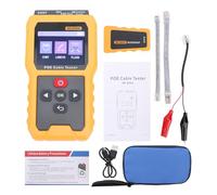 Probador de Cable PoE, Tester Ethernet con Pantalla de 2,4", Medición de Longitud de Cable, Prueba de Continuidad y Carga de Energía, Batería Recargable 1500mAh - Compatibilidad
