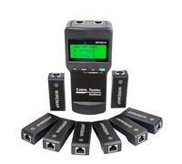 Probador De Cable Red NF-8108M, Profesional Rj45, Medida Longitud, Herramientas Poe Multifuncionales Identificación Precisa Eficaz