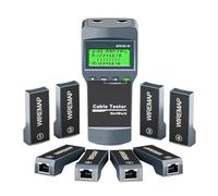 Probador De Cable Red Seguimiento NF-8108M, Pantalla LCD, Longitud Medida, Mapa Cables, Herramientas Identificación Precisa Eficaz
