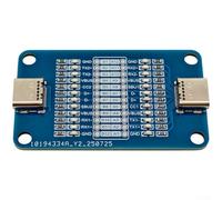 Probador de cables de datos con capacidad de prueba completa de 24 pines e indicadores LED de doble cabezal para verificación de cables sobre la marcha