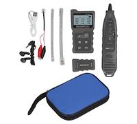 Probador de cables de red Rastreador de cables POE multifunción Buscador de líneas con bolsa Distancia de error Ubicación Prueba de paso de cable para ingenieros de cableado Material ABS Rango de 600