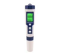 Probador de calidad 'agua - Pluma de prueba 'agua | Temperatura y medidor EC | Probador de dureza del agua eficiente digital | PH multifuncional/salinidad/temp/ /metro EC Instrumento de m