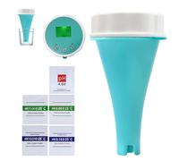 Probador de Calidad del Agua 6 en 1 con Pantalla LCD, Monitor Flotante de Calidad del Agua Bluetooth, Temperatura PH C TDS ORP/calibración automática de 5 Puntos, para Piscinas y jacuzzis