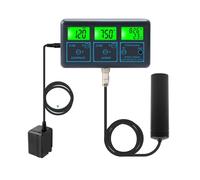 Probador de calidad del agua 7 en 1 habilitado, Monitor Digital temperatura y humedad PH TDS ORP EC CF for acuario,Extensamente probado