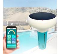 Probador de calidad del agua Bluetooth 7 en 1, monitor CL/PH/EC/TDS/ORP/Temp/Salinidad, pantalla digital a través de la aplicación, ideal para piscinas, jacuzzis, acuarios