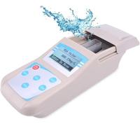 Probador de calidad del agua, detector digital de cloro residual con pantalla HD, rango de medición de 0-5 mg/L, 10 almacenamiento de datos, for obras sanitarias, piscinas, agua doméstica.