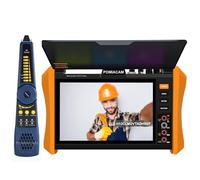 Probador de cámara IP 8K multifuncional CCTV, pantalla de 8 pulgadas, 8K H.265 8MP TVI/CVI/AHD/SDI/CVBS, comprobador de cables DMM TDR VFL compatible con 55 V POE++, puerto SFP HDMI y VGA (modelo