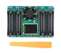 Probador de capacidad de batería 18650 medidor de resistencia interna de 4 canales para medición de capacitancia, carga y descarga con pantalla clara, programada