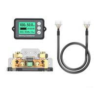 Probador de capacidad de la batería, medidor de corriente de voltaje con carcasa industrial ABS para coches, motocicletas y vehículos eléctricos (350 A (0-500 A))
