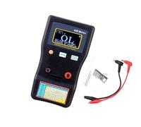 Probador de capacitancia LCR, Medidor de capacitancia Ohmómetro profesional Medición de la resistencia interna del capacitor Comprobador de circuito de capacitancia