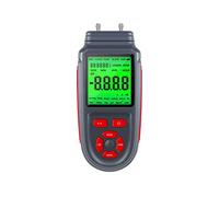 Probador de Carga, Differential Pressure Gauge Digital Manometer Dual Port Air Gas Tester Lcd Backlight Display Battery USB Cable Powered(3 lights no battery)