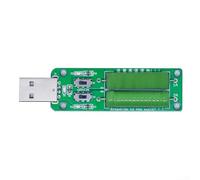 Probador de carga USB de 5 V con tres ajustes de corriente independientes 1A 2A 3A y LED de alimentación y modo dedicados para monitoreo en tiempo real durante las pruebas de carga