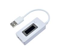 Probador de Cargador USB LCD 4-30 V 0-3 A, Comprobador Digital de Voltaje y Corriente, Amperímetro, Detector, Indicador de Cargador de Banco de