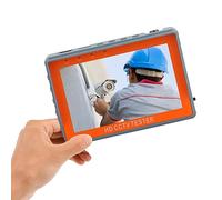 Probador de CCTV compatible con cámara analógica 720P/1080P/3mp/4mp/5mp/8MP AHD, TVI, CVI y CVBS, monitor de video de seguridad con pantalla LCD de 4,3 pulgadas Salida de alimentación DC12V 1A