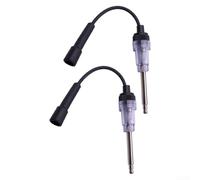 Probador de chispas para diagnóstico de encendido, herramienta de diagnóstico de fallos automotrices de 2 piezas con luz indicadora blanca brillante, para coches, camiones, motocicletas, cortacésped