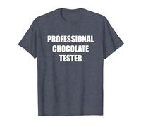 Probador de Chocolate Profesional Camiseta, Hombre, Azul Jaspeado, 3XL