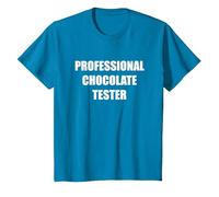 Probador de Chocolate Profesional Camiseta, Niños, Zafiro, 10 años