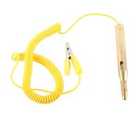 Probador de circuito, 6 V 12 V 24 V prueba de voltaje de bombilla lápiz amarillo probador de circuito de vehículo de automóvil accesorios de repuesto for lapiz de pruebas 24v,testero 12vprobador de