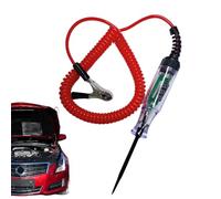 Probador de circuito automotriz,Pantalla digital LED herramienta de prueba de voltaje 5-90V con cable de resorte extensible - Probador de voltaje de circuito,para Sedan Pick-up Remolque y