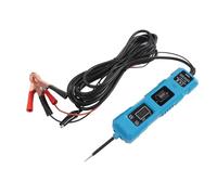 Probador de Circuito de Automóviles DC 6 a 36V Alta Sensibilidad con Sonda de Potencia de Clips para Vehículos (BLUE)