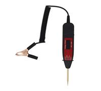 Probador de Circuito Digital LCD de 5-36 V para Coche, Sonda | Comprobador del Sistema Eléctrico, Lectura Precisa de Polaridad, ABS Negro, Luz de Prueba para Circuitos