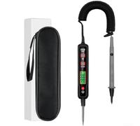 Probador de circuito inteligente, multímetro digital, probador portátil de voltaje CA/CC, probador de resistencia y continuidad con retroiluminación, rango automático, retención de datos para