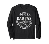 Probador de Comida Oficial de Dad Tax Funny Father Manga Larga