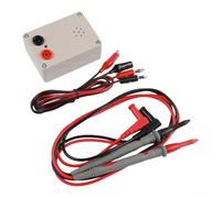 Probador de continuidad de 9 V con timbre fuerte y señal luminosa, comprobador de continuidad para cables PCB, práctico dispositivo de prueba para probar cables e interruptores, carcasa robusta (D)