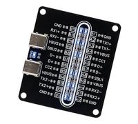 Probador de continuidad de cable USB 3.0 tipo C para detectar cables de función completa de 24 pines, no necesita comprobador de alimentación externa tipo C