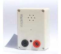 Probador de continuidad del zumbador de 9 V con alarma audible y visual para cable de alambre PCB interruptor prueba de circuito ABS Material (probador)