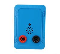 Probador de continuidad del zumbador de 9 V para interruptor PCB de cable de alambre, conductividad de circuito de alarma visual audible con luz indicadora, carcasa ABS, herramienta que funciona con