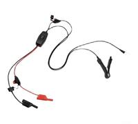 Probador de corriente de espera automotriz con protección dual del fusible y construcción de cobre para la detección confiable del drenaje parasitario (A)