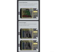 Probador de corriente FNB48S con 1 pantalla HD de 77 pulgadas, compatible con protocolos de carga rápida, interfaz USB 3 0 y función de giro de pantalla con sensor de gravedad (sin él)