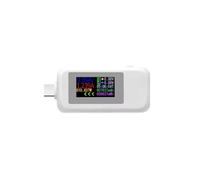 Probador de Corriente USB Tipo C de 4-30 V, Probador de Voltaje y Corriente USB-C para Cables de Portátiles y Teléfonos.
