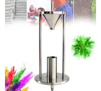 Probador de densidad a granel de polvo, acero inoxidable con embudo de precisión para análisis de materiales industriales y de laboratorio