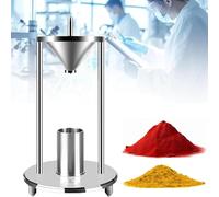 Probador de densidad a granel de polvo, medidor de densidad de apilamiento natural con embudo de 120 ml y taza de medición de 100 ml para un análisis preciso de polvo de metal y no metal