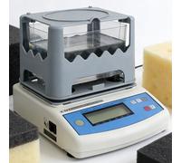 Probador de densidad para espumas, herramienta de medición precisa de espuma con pinzas, vaso de precipitados y pesos de calibración para EVA, poliuretano