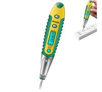 Probador De Destornillador Eléctrico - Determinación De Alambre Probador De Destornillador Eléctrico Con Iluminación Auxiliar | Detector De Electricidad Del Destornillador 12-250V Para Electricista