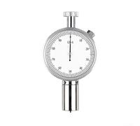 Probador de dureza de orilla de acero inoxidable para materiales blandos, escala con vidrio resistente a los arañazos, rango de medición 0 a 100HA