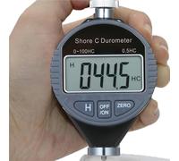 Probador de dureza, Medidor de dureza Shore D de 0 a 100 HD con pantalla LCD grande, medidor de dureza digital, esclerómetro, e for neumáticos de caucho y pisos de plástico(LX-C)