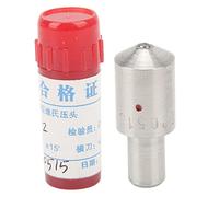 Probador de dureza Vickers con penetrador de diamante, herramienta de repuesto profesional, penetrador de diamante para inspección de metales, con ángulo de 136° y horizontal de