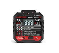 Probador de enchufe con pantalla de voltaje Toma de corriente Detector de voltaje de polaridad de circuito eléctrico automático Buscador de interruptor de enchufe de pared