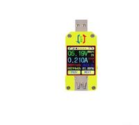 Probador de energía USB CC con pantalla TFT a color de 1.44 pulgadas que mide voltaje corriente capacidad de energía energía y temperatura para uso en laboratorio y campo (UM34)